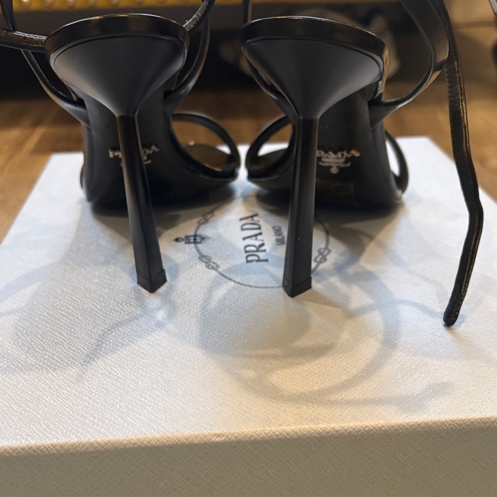 Prada Sleek Black Women's Heels - Picture 6 of 6